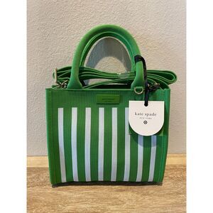 Kate Spade NYx Target Stripe Knit Crossbody Bag - Green/Blue ON HAND SHIPS TODAY